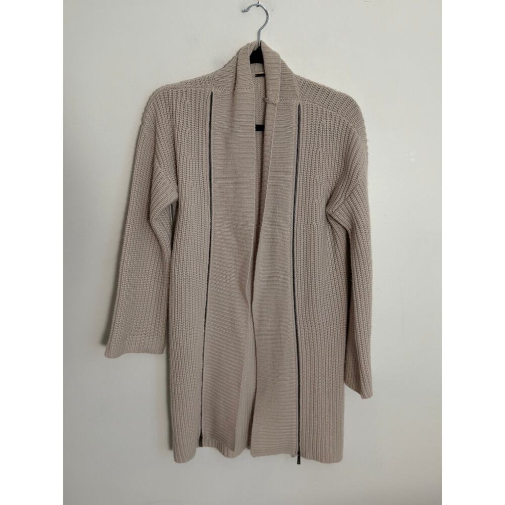Elie Tahari Wool Cashmere Long Cardigan size medium
